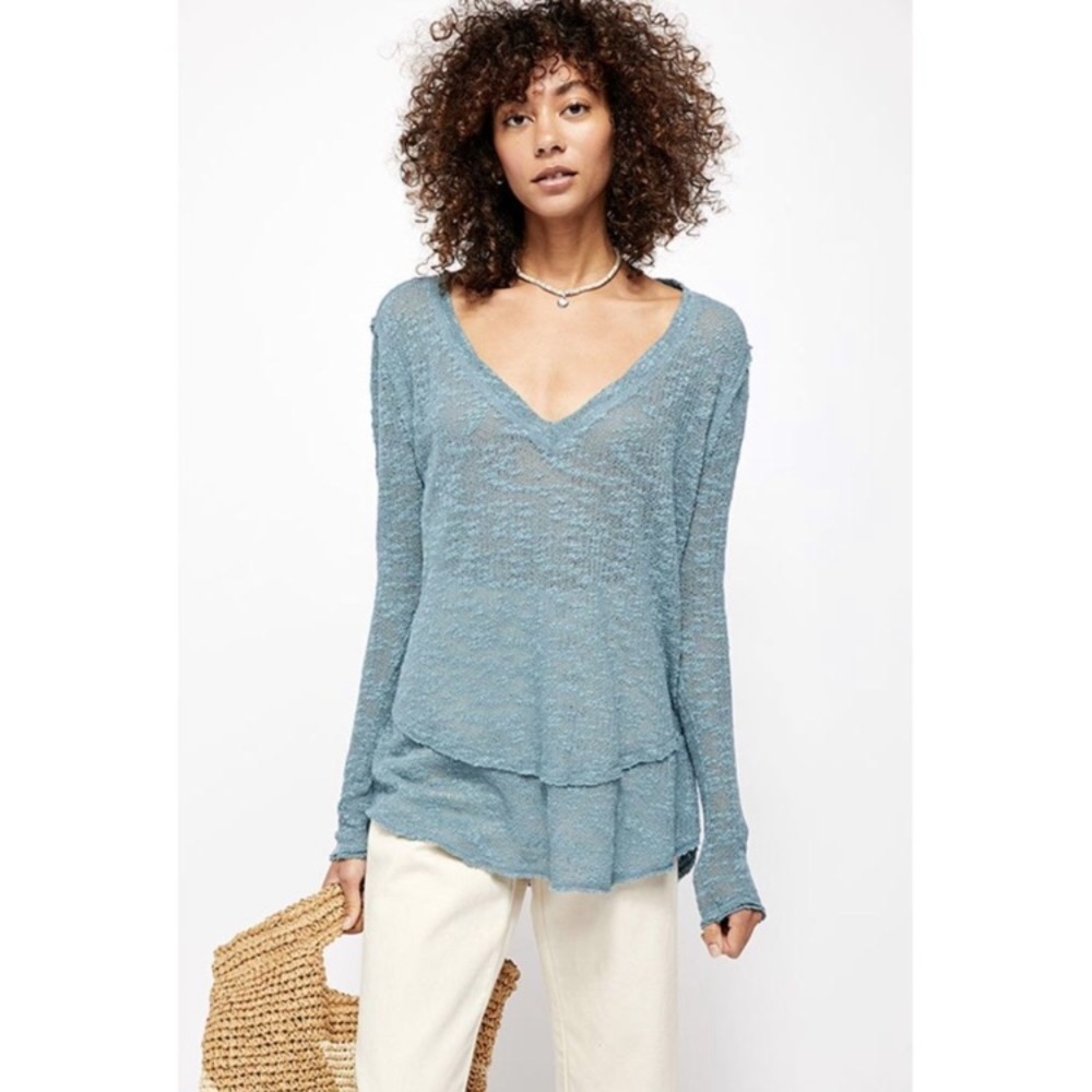 New Free People Hacci Pullover Size M